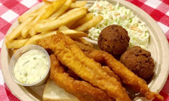 Gus's World Famous Fried Chicken food