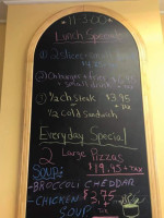 Mario's Pizza menu