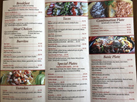 Las Cazuelas menu