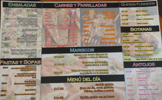 La Estación menu