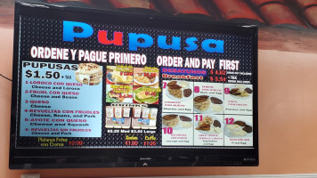 Pupusa Buffet food