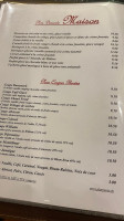 Auberge du Plan-Jacot menu