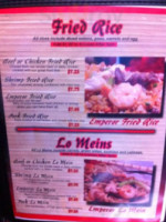 China Mex menu