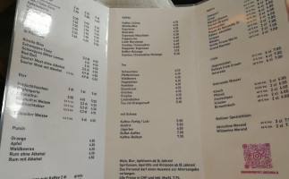 Bahnhofbuffet Oberwald menu