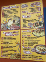 The Golden Burrito #2 menu