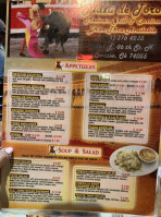 Plaza De Toros menu