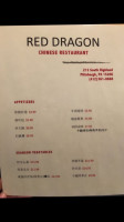 Red Dragon menu