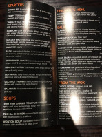 Sen Thai Bistro menu