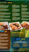 Blue Agave menu