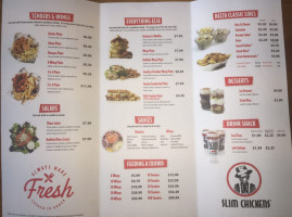 Slim Chickens menu