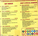 Golden Wok Cantonese Takeaway menu