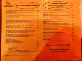 Gabriella's Gourmet menu