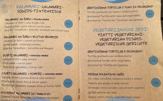 Okrepčevalnica Cantina Robi Tomšič S.p. menu