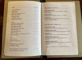 Luana Lounge menu