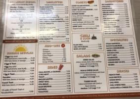 Sunrise Coney Island menu