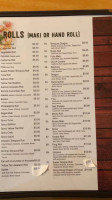 Sushi Q menu