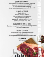 Les Magnòlies menu