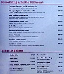 Nick's Bar & Grill menu