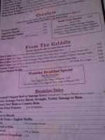 Tastee Diner menu