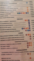 La Sauceda menu