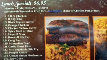 Uncle Tim's Thai House menu