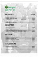 Las Penkas menu