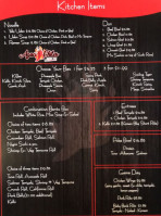 Agua Chiles Sushi menu