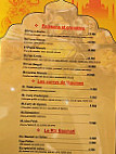 Palais Indien menu