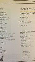 Casa Brasil menu