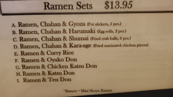 Edokko Ii menu