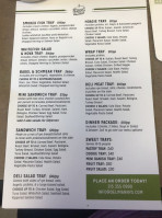 Manny's And Delicatessen menu