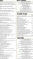 King Wok Vietnamese menu