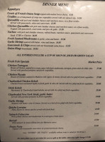 Kathleen's Restaurant menu