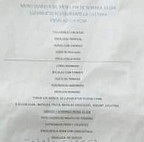 La Cuetana menu