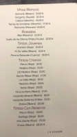 Meson Parrilla Nozana menu