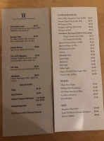 Town House Tavern menu