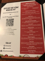 Pin Kaow Thai Restaurant menu