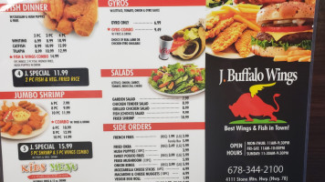 J Buffalo Wings food