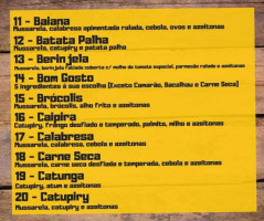 Disk Pizza Do Carmello menu