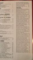 Uva Enoteca menu