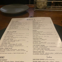 Wally's American Gastropub Gainey Ranch menu