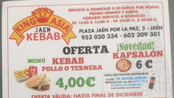 King Asia Kebab food