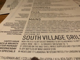 South Village Grille food