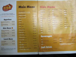 Gom Shabu Shabu menu