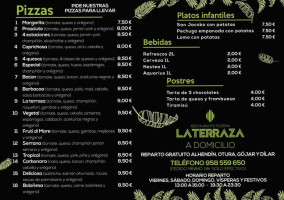 La Terraza menu