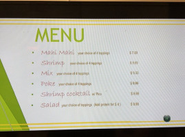 Ceviche Ceviche menu