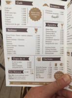 Del Poble De Peratallada menu