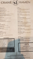 Crane Ramen Jacksonville menu