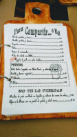 Café Marcos menu