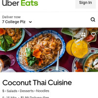 Coconut Thai Cuisine food